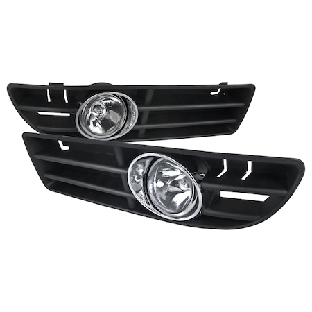 Spec-D Tuning 99-04 VOLKSWAGEN JETTA OEM FOGLIGHTS CLEAR, PK  2 LF-JET99COEM-TL